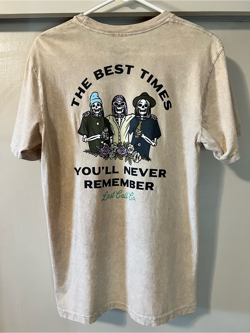 Men’s Last Call Co. Beige Graphic T-Shirt